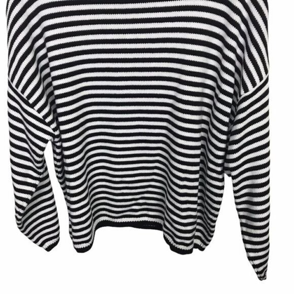 SundaysNYC 713 Oversized Stripe Sweater One Size - Picture 7 of 9